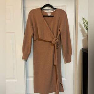 Blush maternity dress